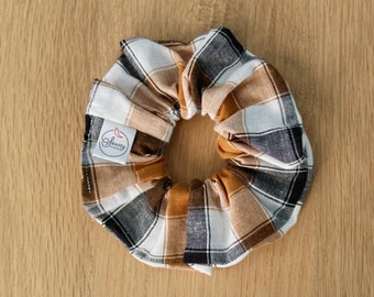 Fall Plaid Autumn Scrunchie - Saucey Scrunchies