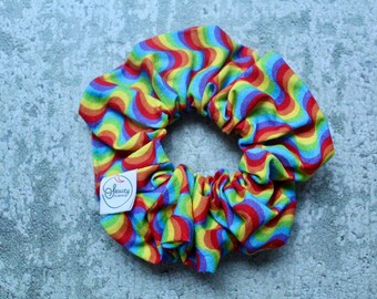 LGBTQ+ Pride Rainbow Scrunchie - Saucey Scarves - Saucey Scrunchies