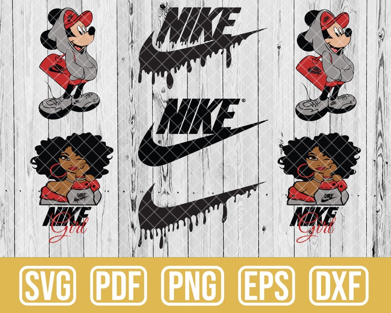 Nike Logo Svg Nike Cut FilesNike Bundle Nike girl Svg Nike | Etsy