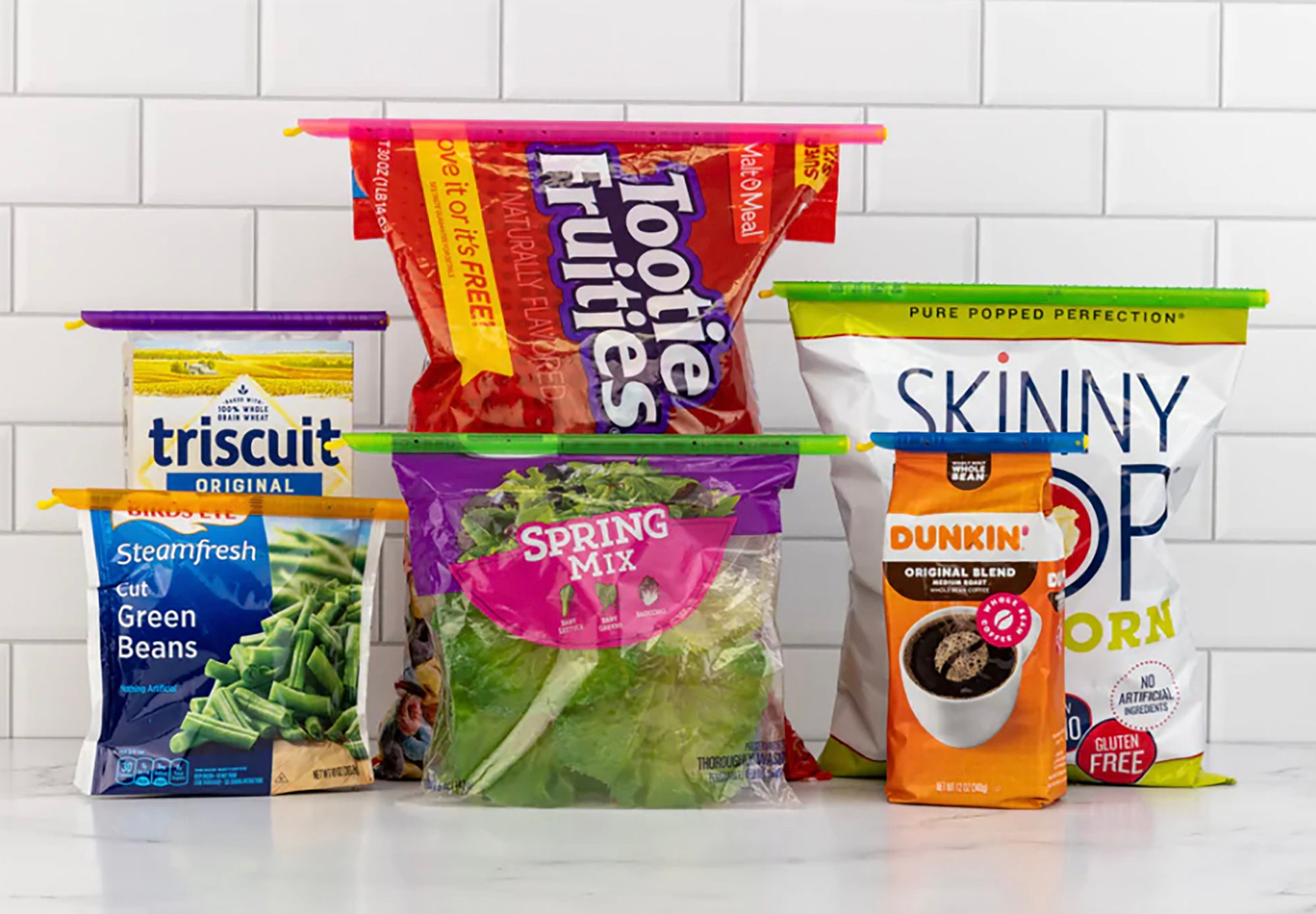 Magic Bag Sealer GRIPSTIC Style 16 Food Saver Bag Sealer Sticks 4 Sizes