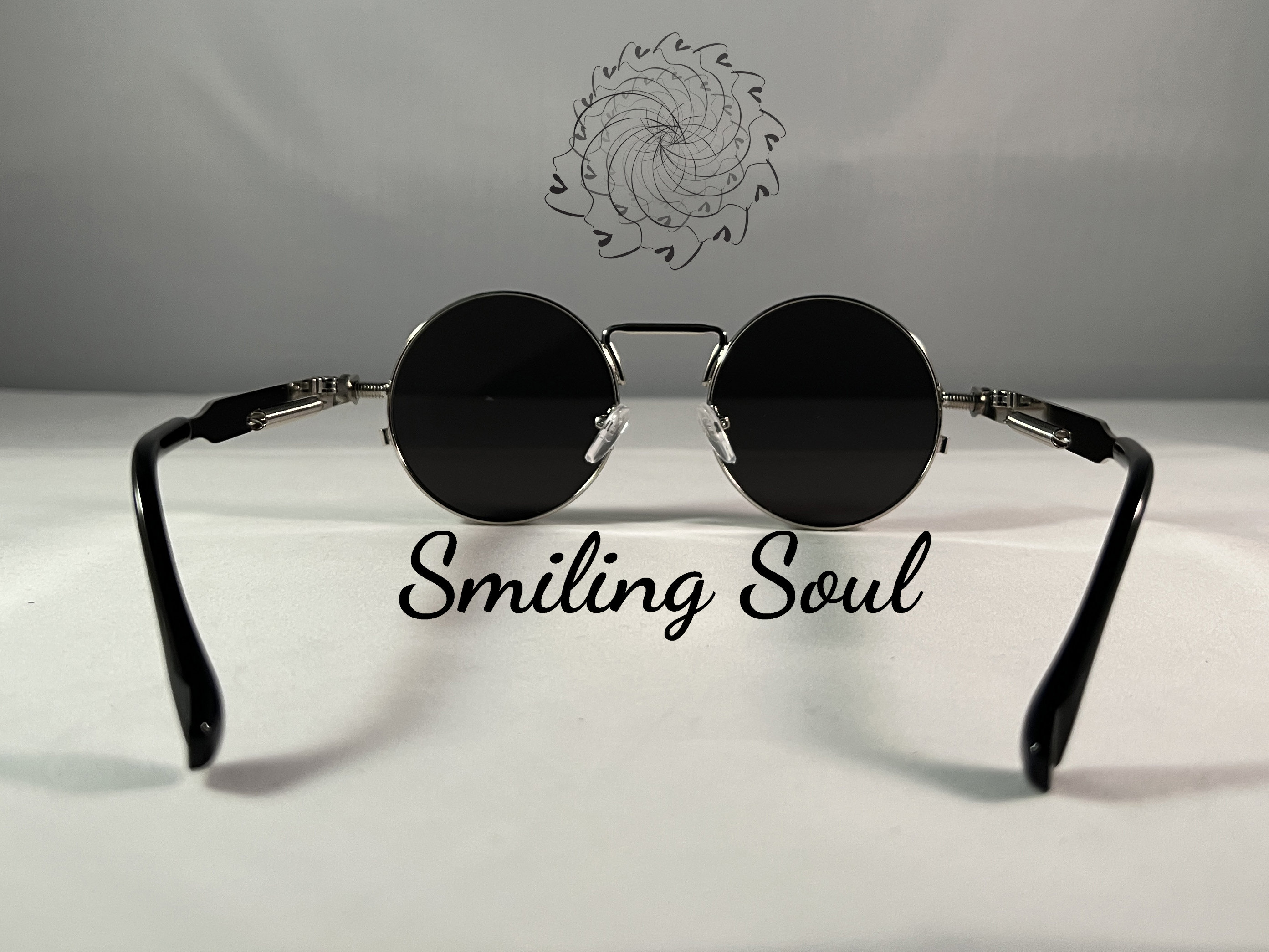 Adjustable Tint Sunglasses – Steampunk Polarized Glasses With ND Filter, Round Lens
