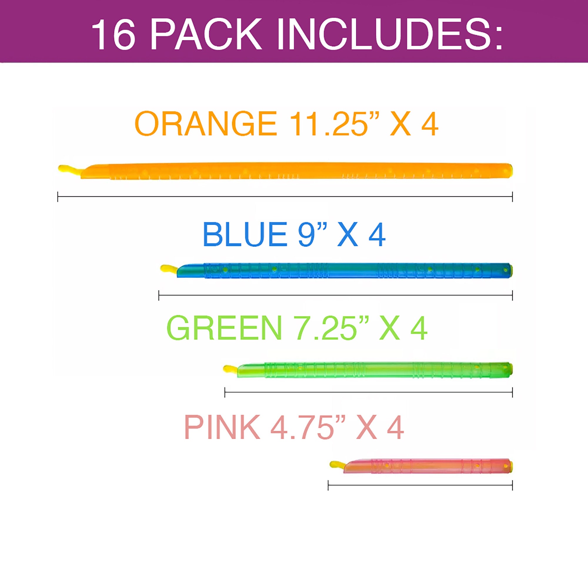 Magic Bag Sealer GRIPSTIC Style 16 Food Saver Bag Sealer Sticks 4 Sizes