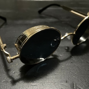 Germany 90\u2019S NOS 500 ZS vintage steampunk Sunglasses Made in W ESSENCE mod
