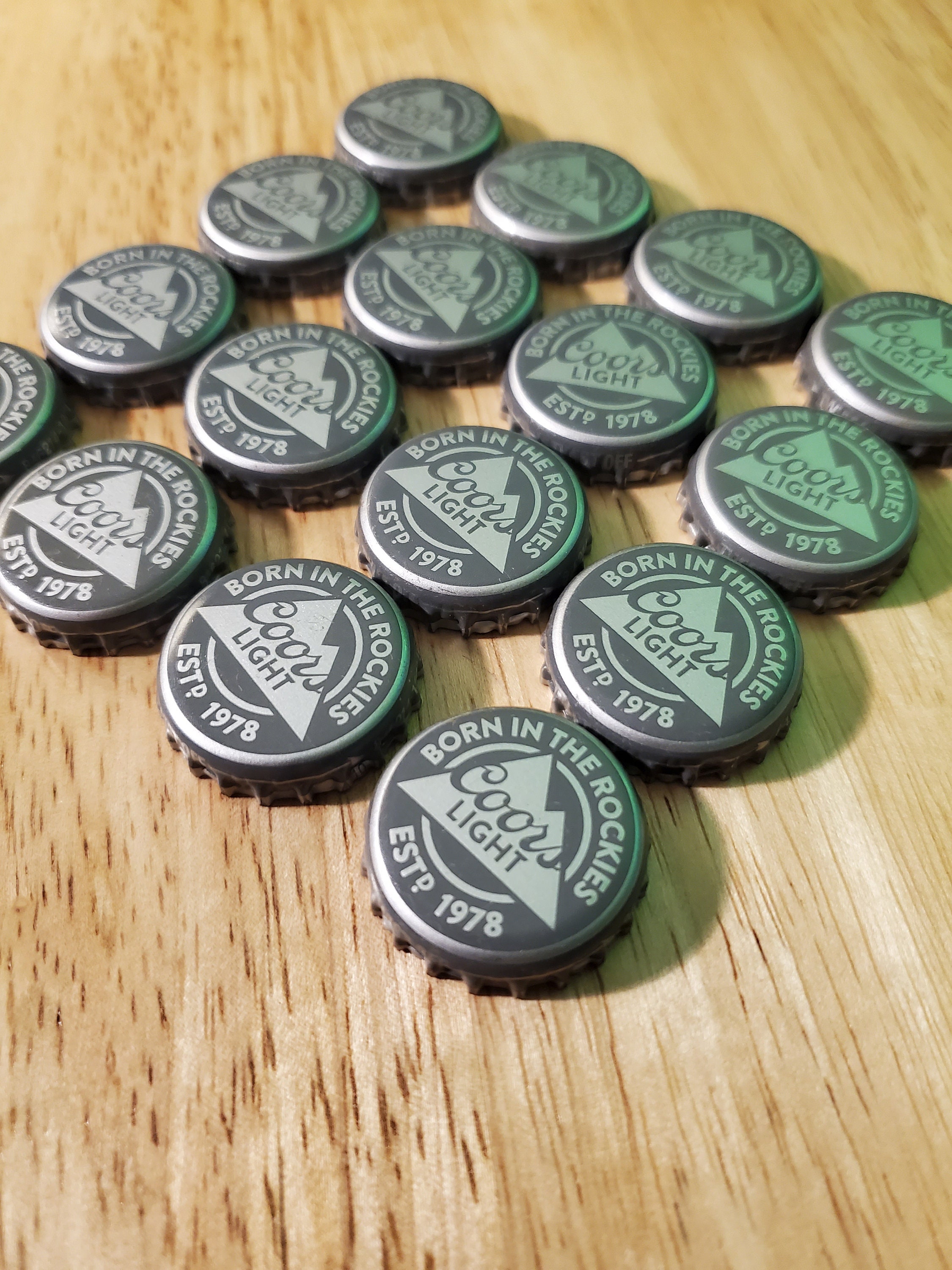 Bottle Caps Coors Lite Beer Caps. Diy Crafting Etsy