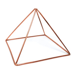 Copper Pyramid Energizer Set With Crystal Point & Velvet Mat – The