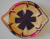 Bolga Wall Basket 41cm Large Fruit Bowl Handwoven Storage Basket Handmade Home Decor African Crafts Wilderlust