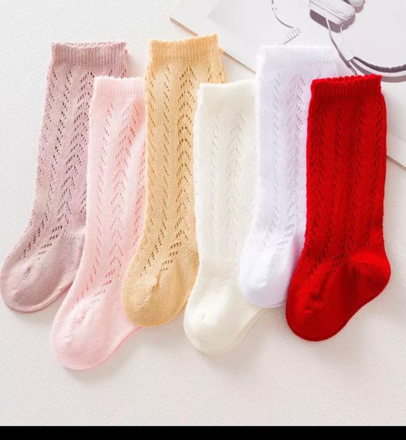 Baby lace socks Boys knee high socksBaby knee high Etsy