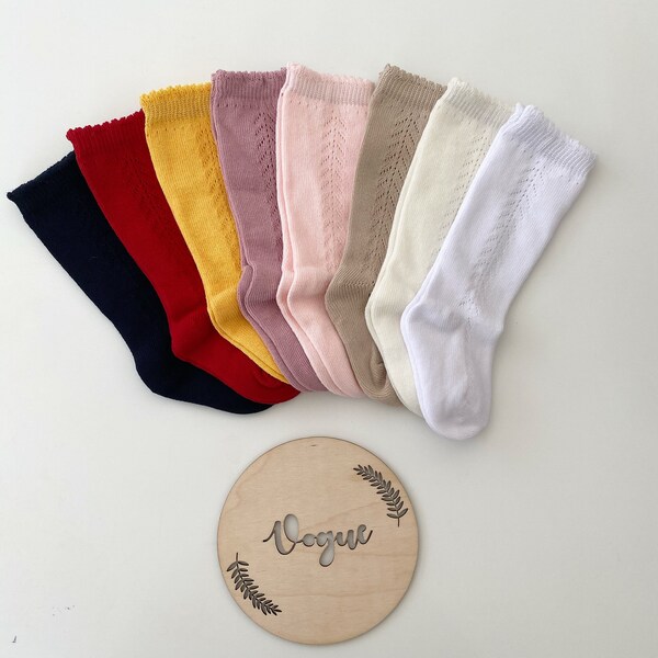 Baby Knee High Socks Etsy