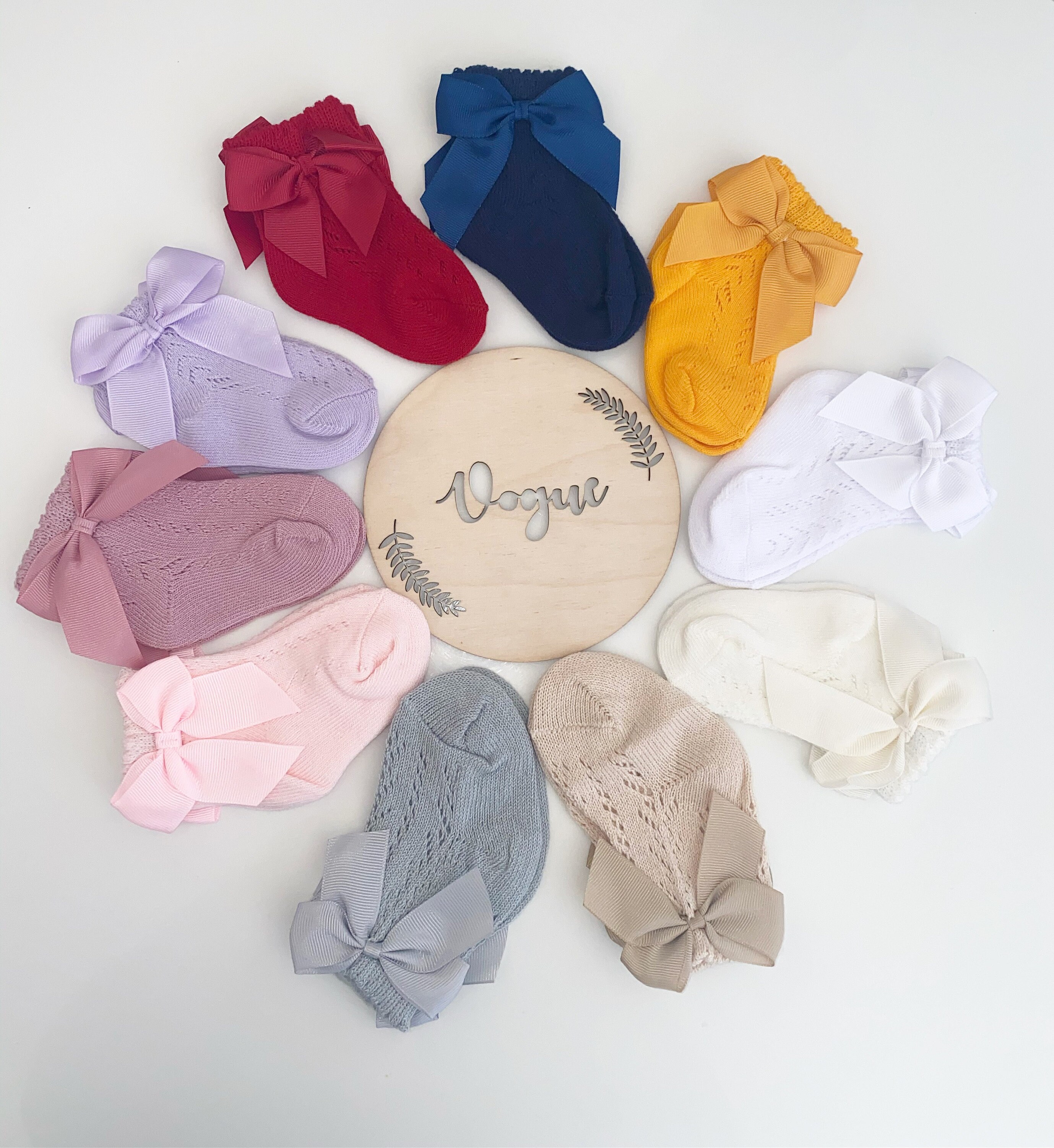 Baby girl openwork socks| Baby girl ankle socks|Baby girl bow socks|G…
