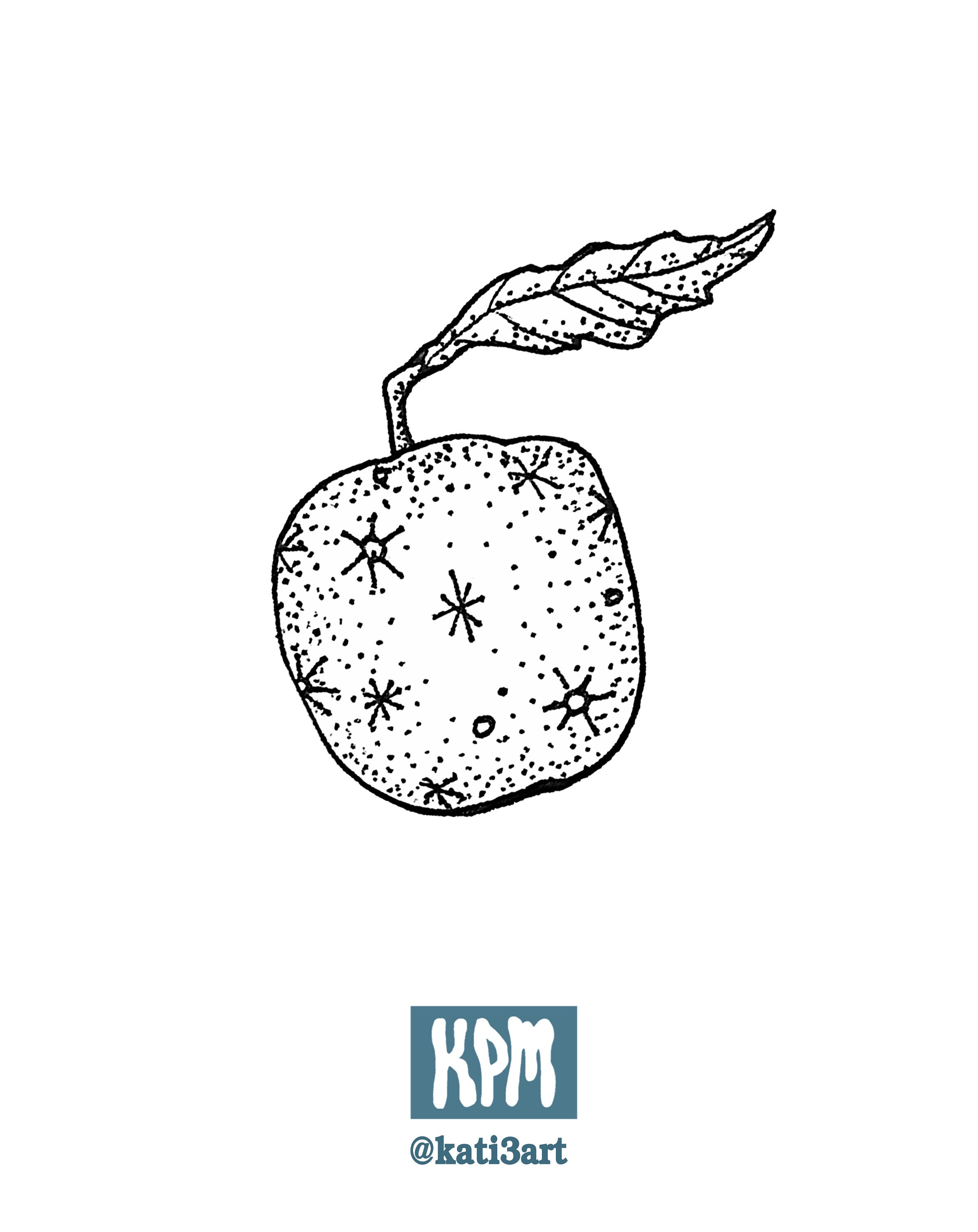 Mr. Fox Apple Tattoo Design Etsy New Zealand