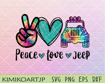 Free Free 131 Peace Love Jeep Svg SVG PNG EPS DXF File