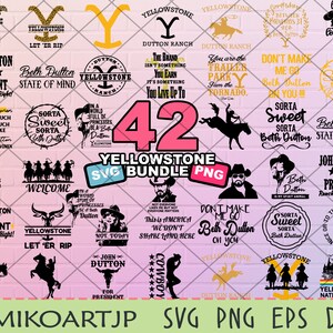 Download Yellowstone Bundle Yellowstone SVG Yellowstone Bundle Svg ...