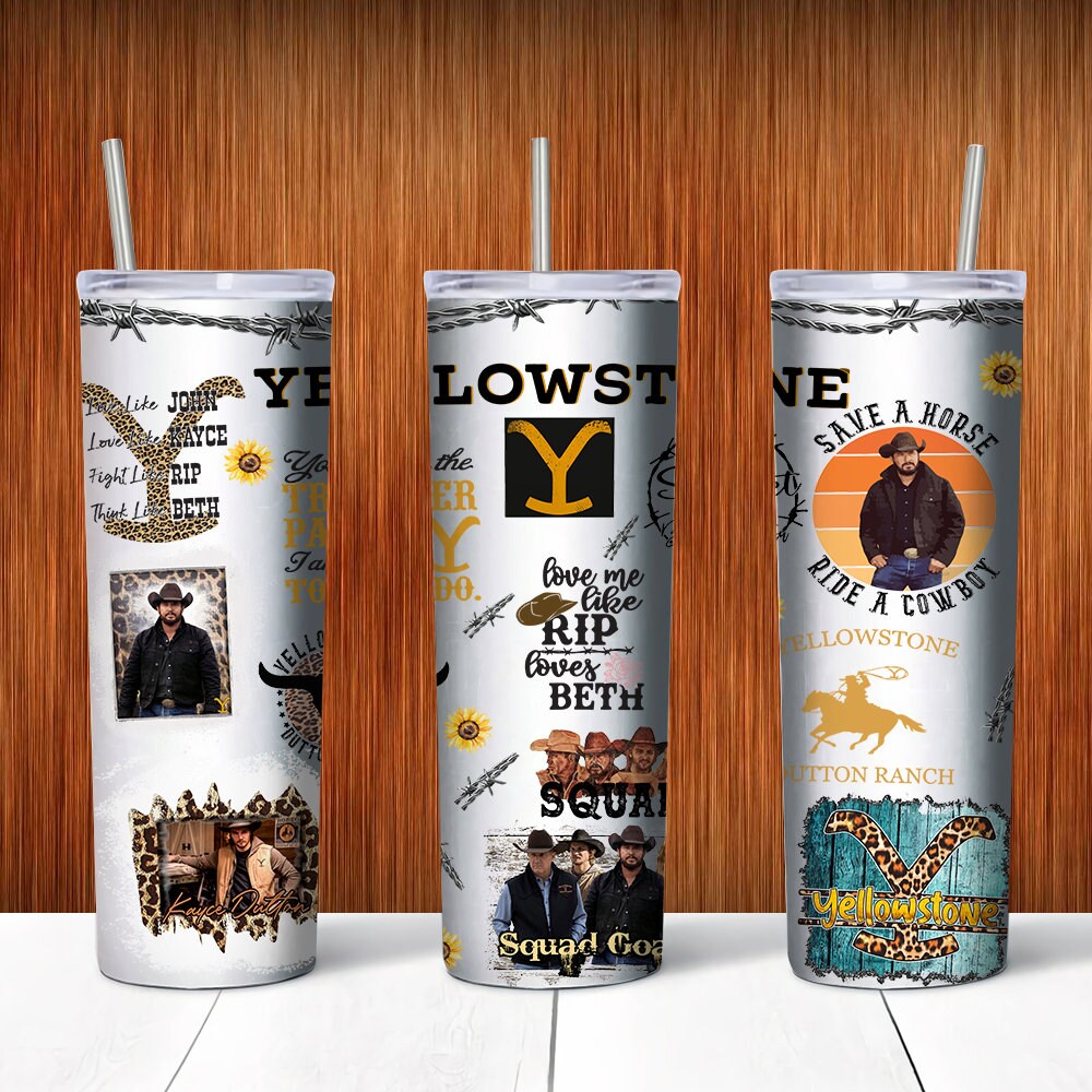 Yellowstone PNG Yellowstone Digital 20 Oz 30 Oz Tumbler Etsy