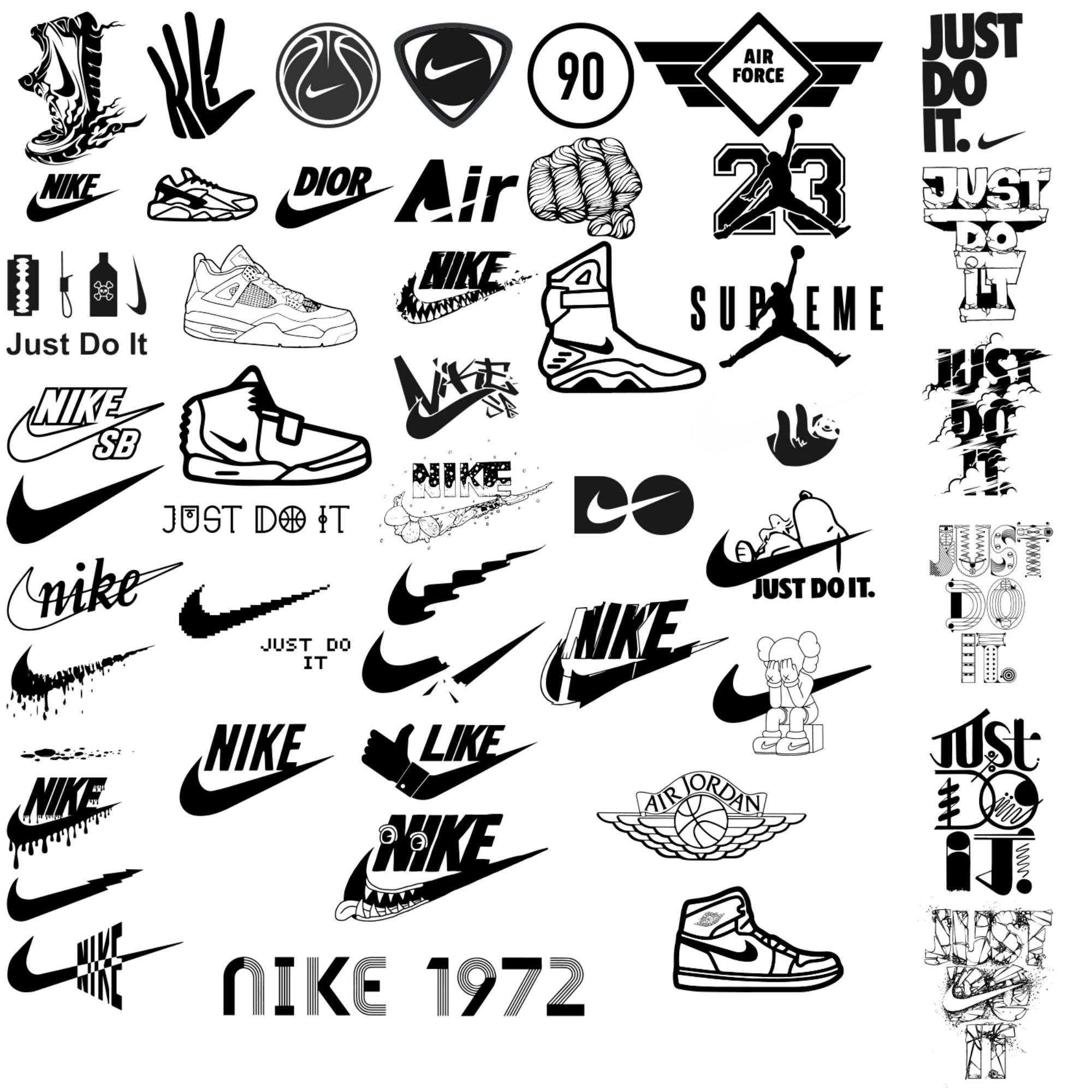 Nike Logo Svg Bundle Trending Svg Nike Svg Nike Logo Svg Nike Brand ...