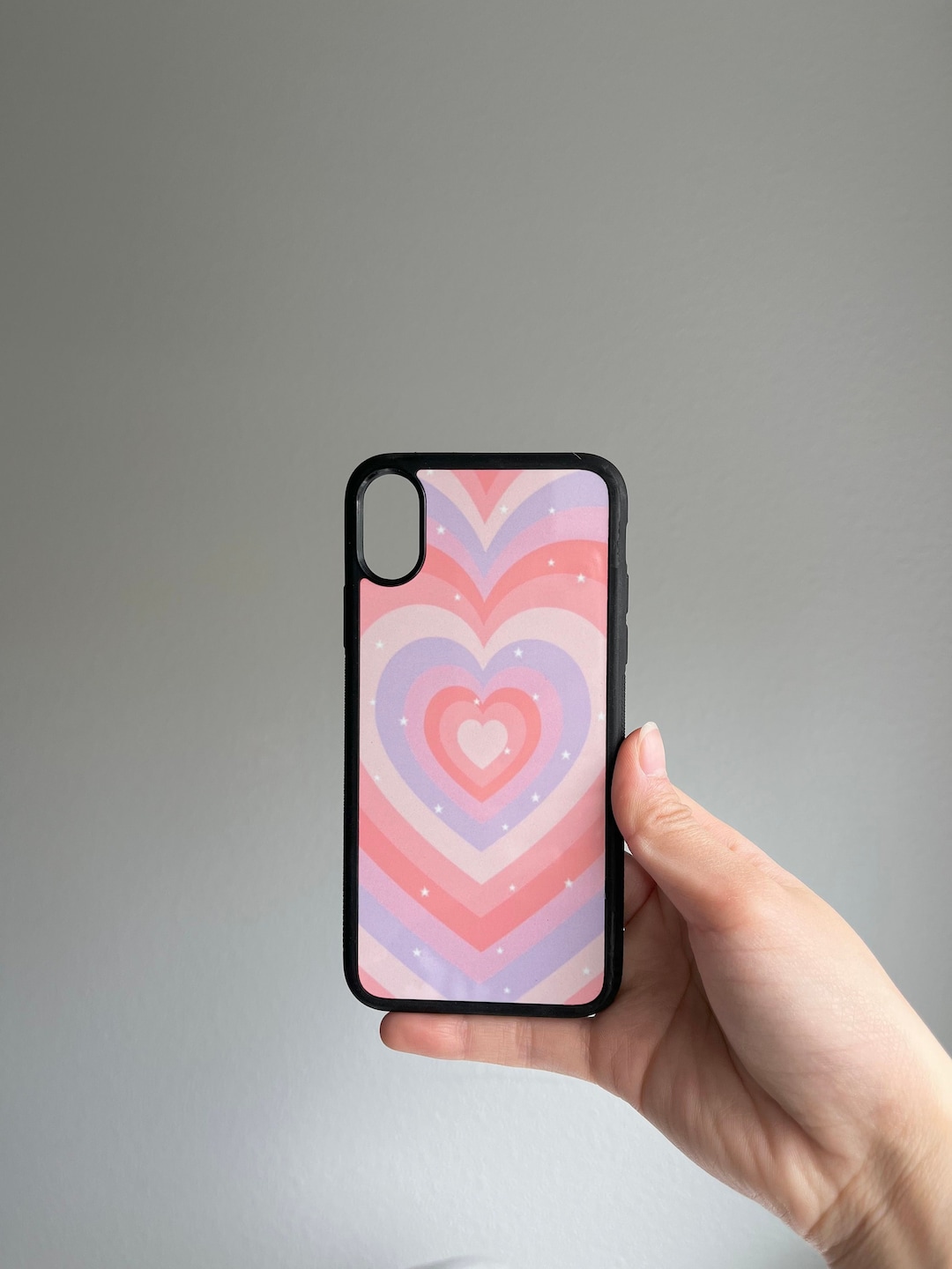 Pink Heart iPhone Case Etsy