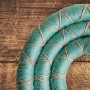 Aqua. Grün/blaue Dreadlock Haarspirale. Biegsamer, Schaden vermeidender, frecher Spiralock. Perfekte Lok Haarwickel. Pferdeschwanz & Dutthimmel. Frech Bild 3