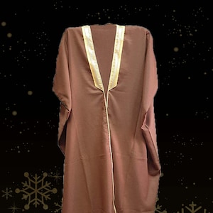 Traditional Arab Bisht Abaya for Men - Black - White - Grey - Brown From Lebanon - Messi Arab Thobe, Robe, Light Coat
