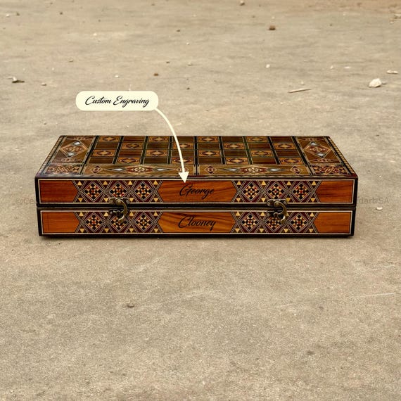 セール バックギャモンボード - レバノン製ハンドメイドバックギャモン