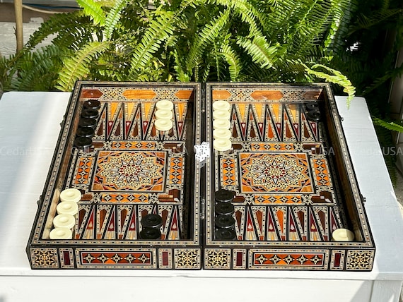 Plateau de Backgammon Arabesque | Les Échiquiers du Roi