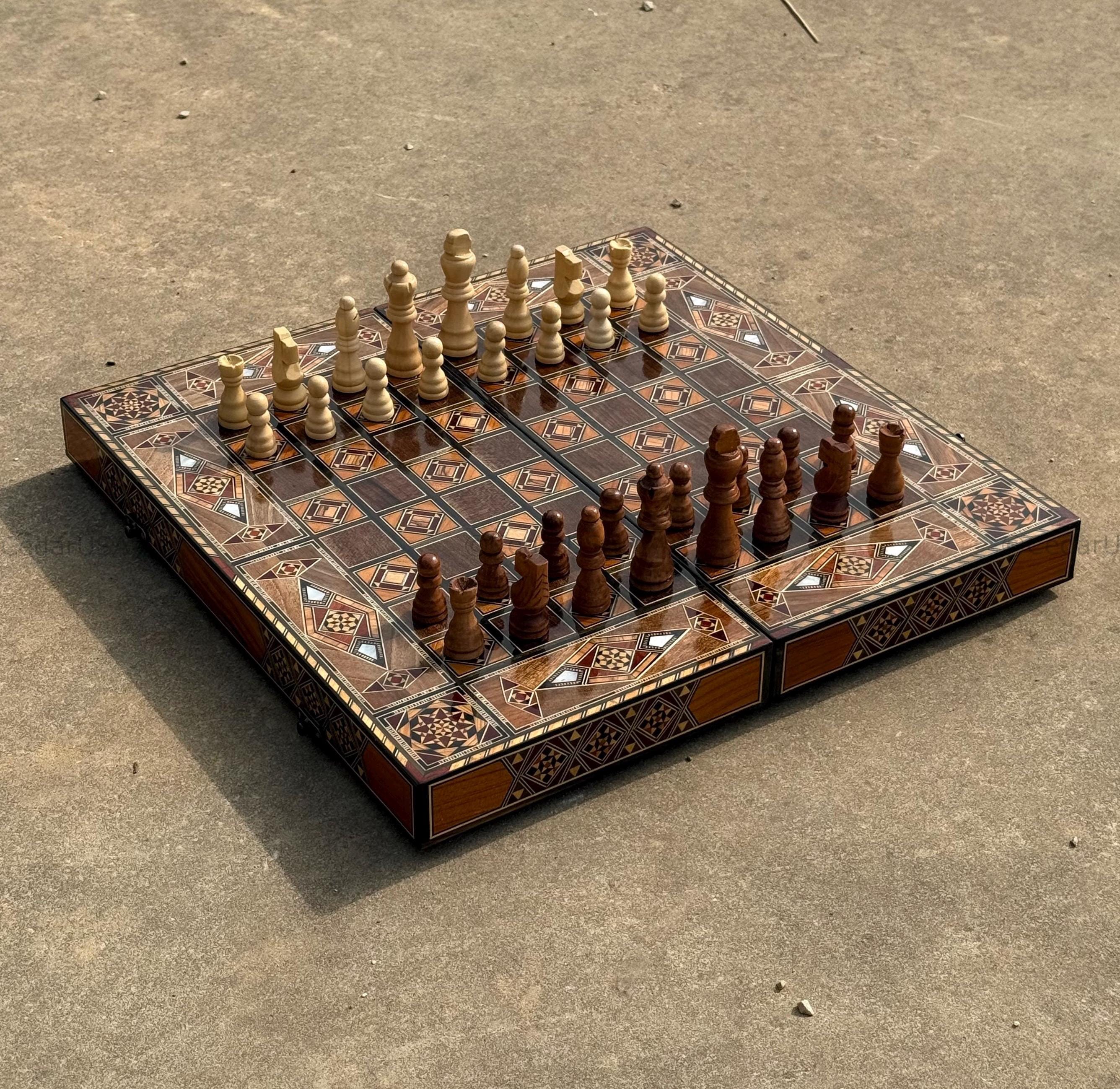 セール バックギャモンボード - レバノン製ハンドメイドバックギャモン