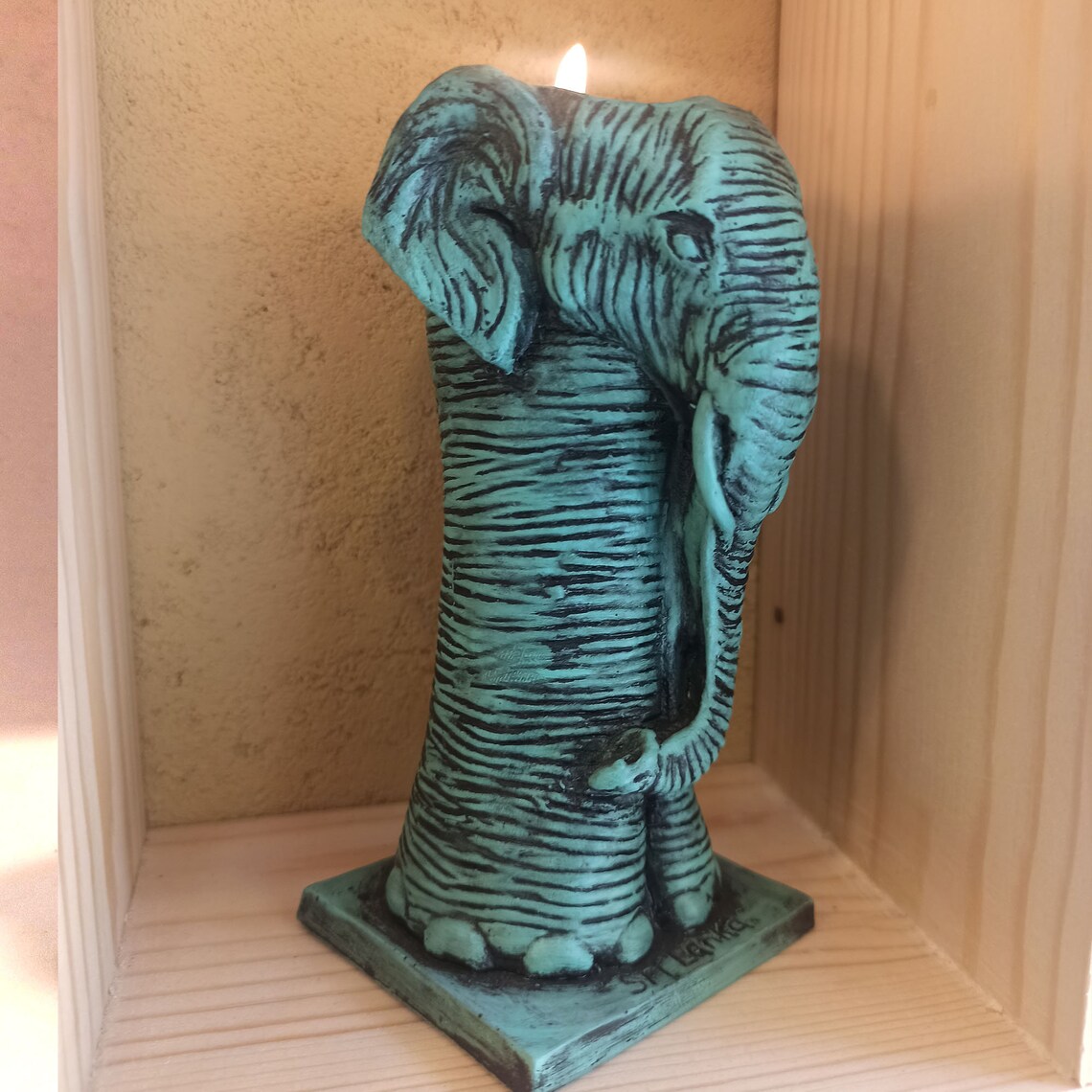 Candle Holder Elephant Tea Light holder elephant figurine Etsy