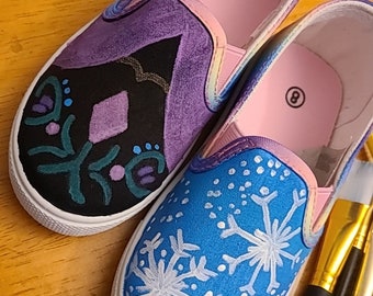 frozen custom shoes