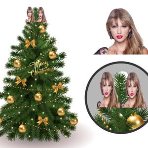 Custom Printed Christmas Tree Topper Life Size Cutouts for Gift on durable plastic cardboard cut out