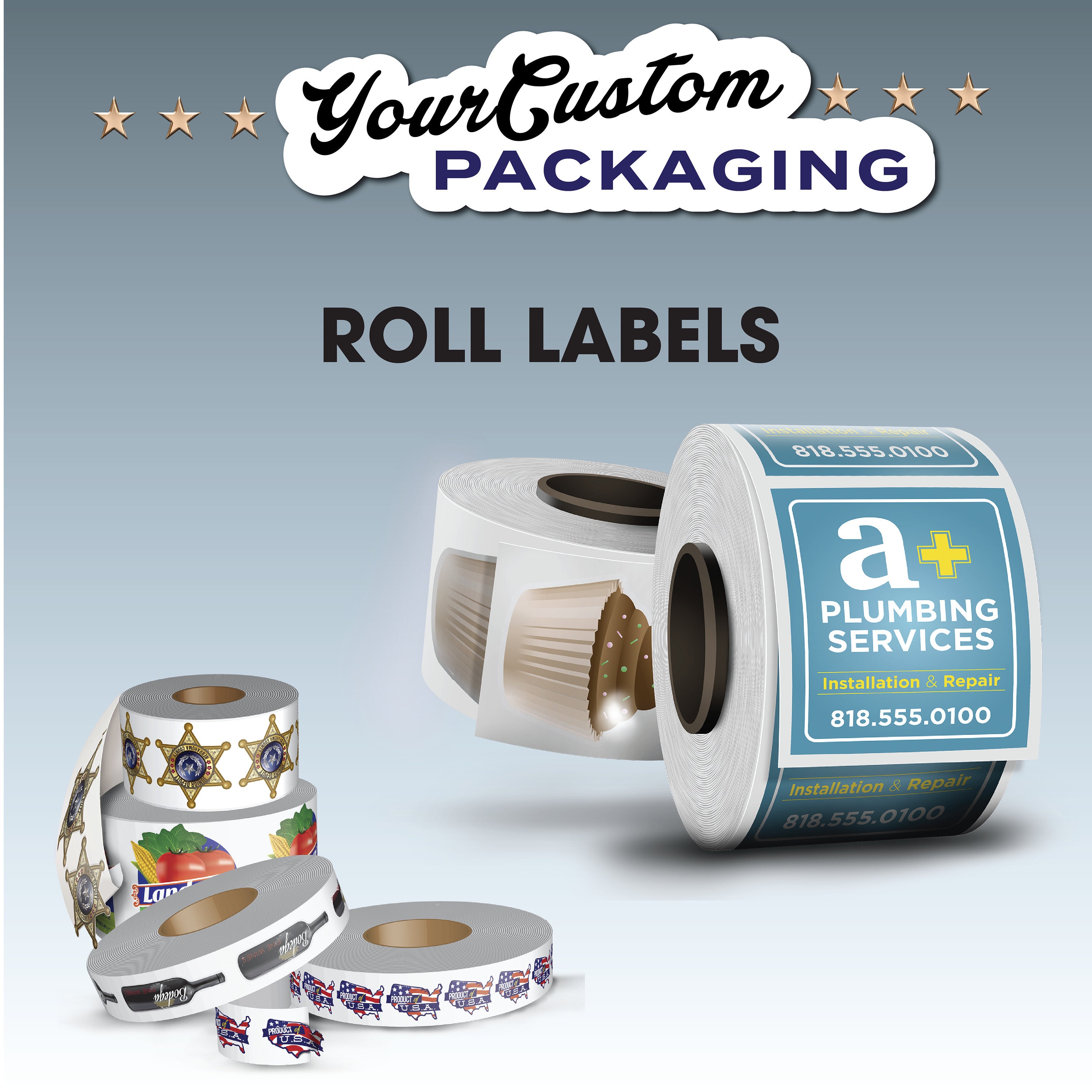 Custom Printed Packaging Boxes Inserts Stickers Labels Hang Tag for ...