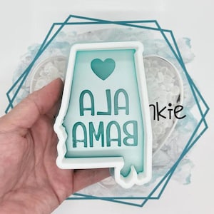 Alabama State Freshie Mold