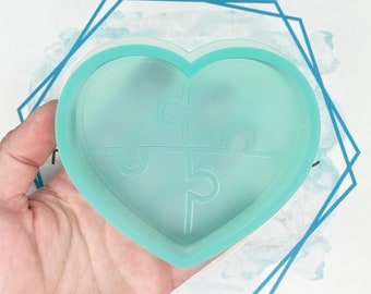 Autism Heart Freshie Mold