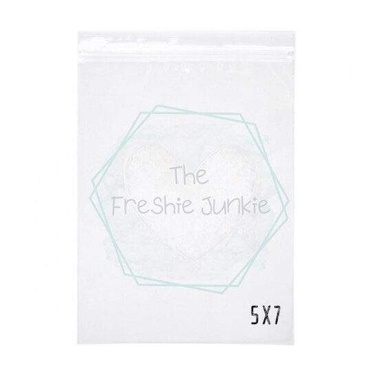 5x7 Polypropylene Bags Freshie Bags Poly Bags Ziplock Bags Etsy