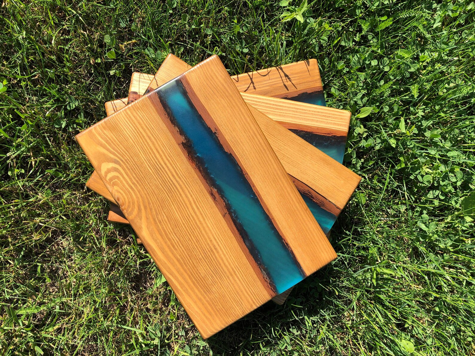 Epoxy river cutting board epoxy serving board serving board Etsy