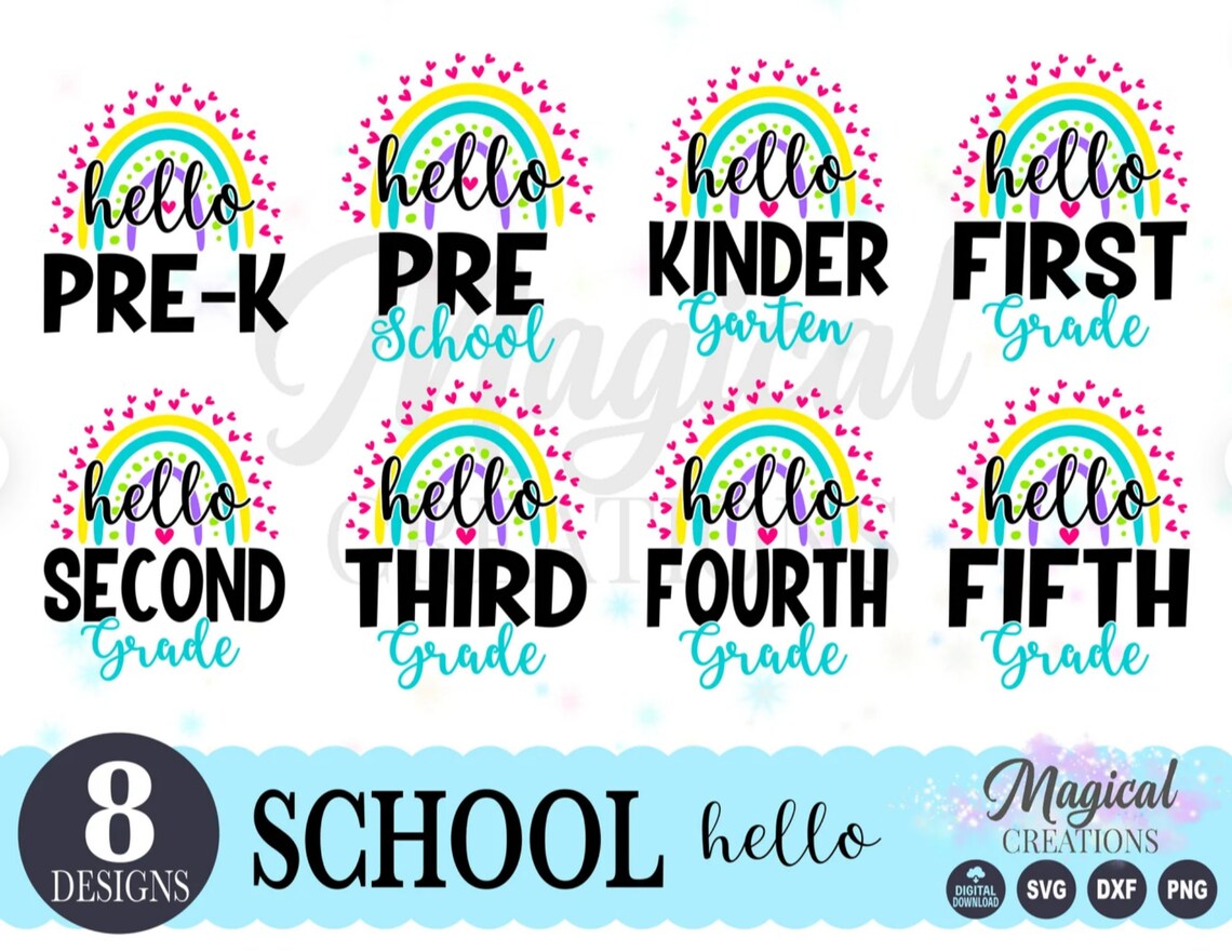 First Grade Outfit, First Day of First Grade, Rainbow School Outfit ...