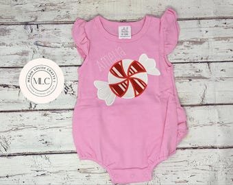 Macacão de Natal para bebê menina, body personalizado para bebê