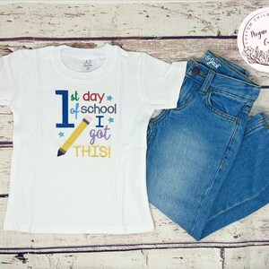 First Day of School Shirt, Back to School Outfit, Boys School Shirt, Girls School Shirt, Grade School, Elementary School, Preschool, Custom