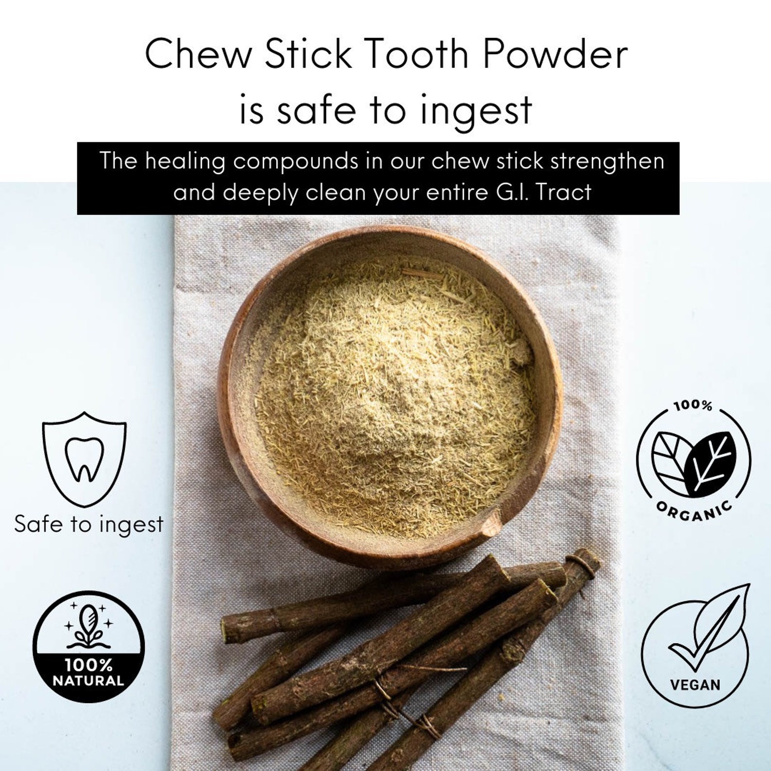 Jamaican Chew Stick Herbal Tooth Powder Etsy