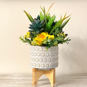 Succulent Arrangement, Succulent Planter, Artificial Plants, Faux Cactus, Succulent Centerpiece, Table Decor, Succulents, Kitchen Decor