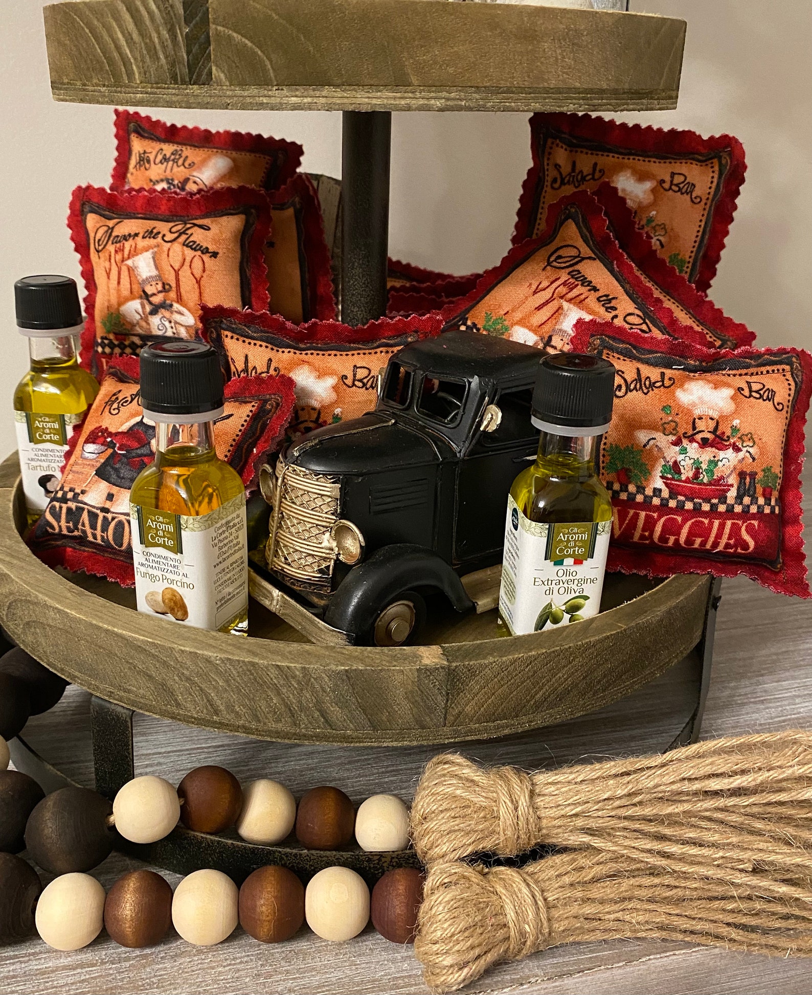 Tiered Tray Mini Pillows Farmhouse Twosided Mini Pillows Etsy UK