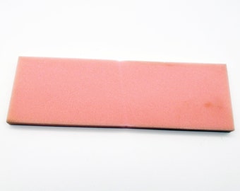 Foam piece 31 x 10 x 1.7 cm bright rosé remnants