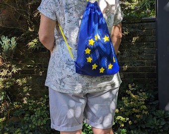 EU Gym bag/Backpack: show your colours when on the move!