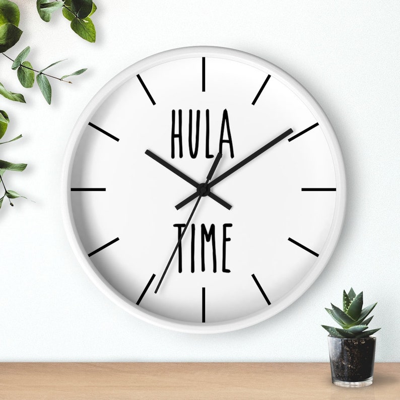 Hula Gift for Kumu Hula Clock Hawaiian Clock on Hawaiian Etsy