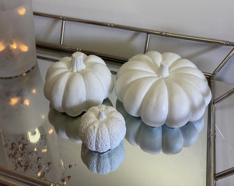 Large Concrete Pumpkin | Halloween Decor | Autumn Decor | Fall