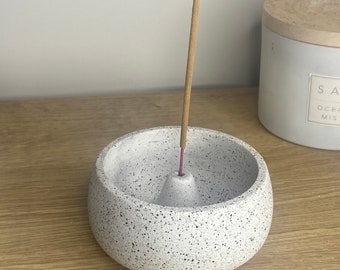 Concrete Circular Incense Holder Bowl | Incense Burner | Minimalist Home Decor