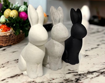 Concrete Easter Bunny | Easter Decor | Easter Rabbit | Styling Ornament