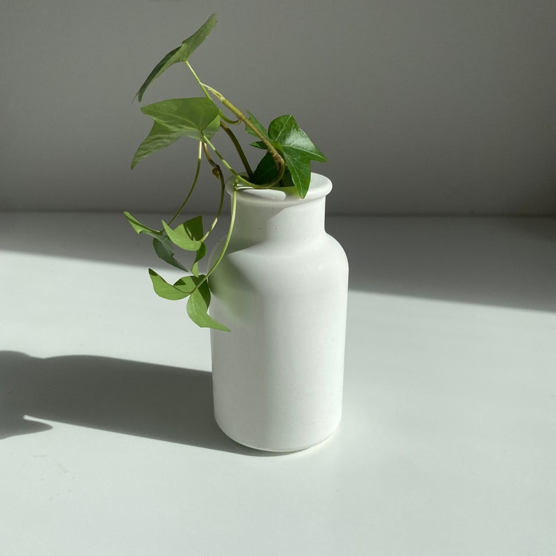 Small Minimal Concrete Vase Minimalist Modern Decorative Vase Boho Scandinavian Decor Home Decor B