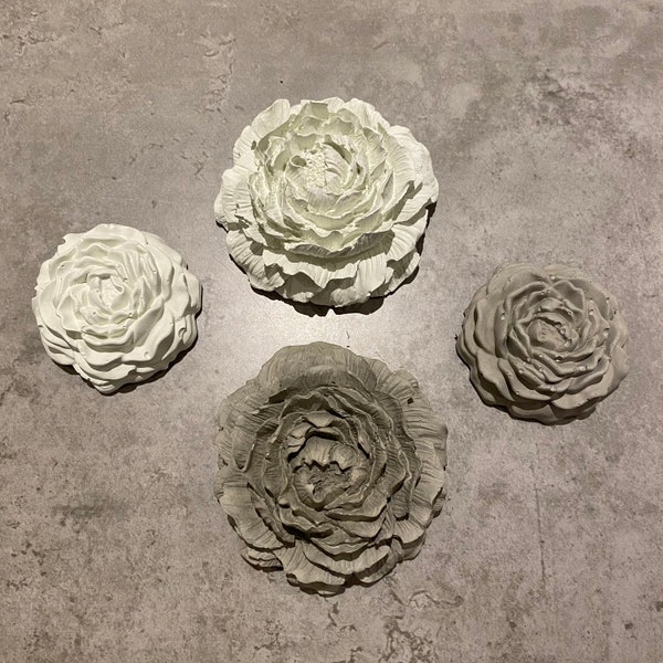 Concrete Peony Flower | Decorative Flowers | Peonies Ornament | Table Decor | Housewarming Gift