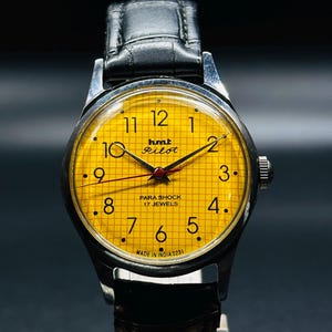 Vintage HMT Pilot Watch , Hand Winding {Hand-winding} Men&#39;s Watch Movement 17 jewels