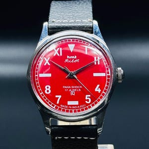 Vintage HMT Pilot Watch , Hand Winding {Hand-winding} Men&#39;s Watch Movement 17 jewels