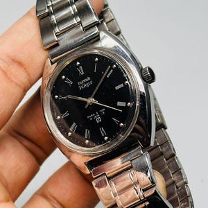 Rare Vintage HMT Vikas Watch Dial Hand Winding {Hand-winding} Men&#39;s Watch Movement 17 jewels