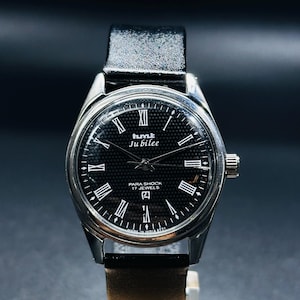 Vintage HMT Jubilee Watch , Hand Winding {Hand-winding} Men&#39;s Watch Movement 17 jewels